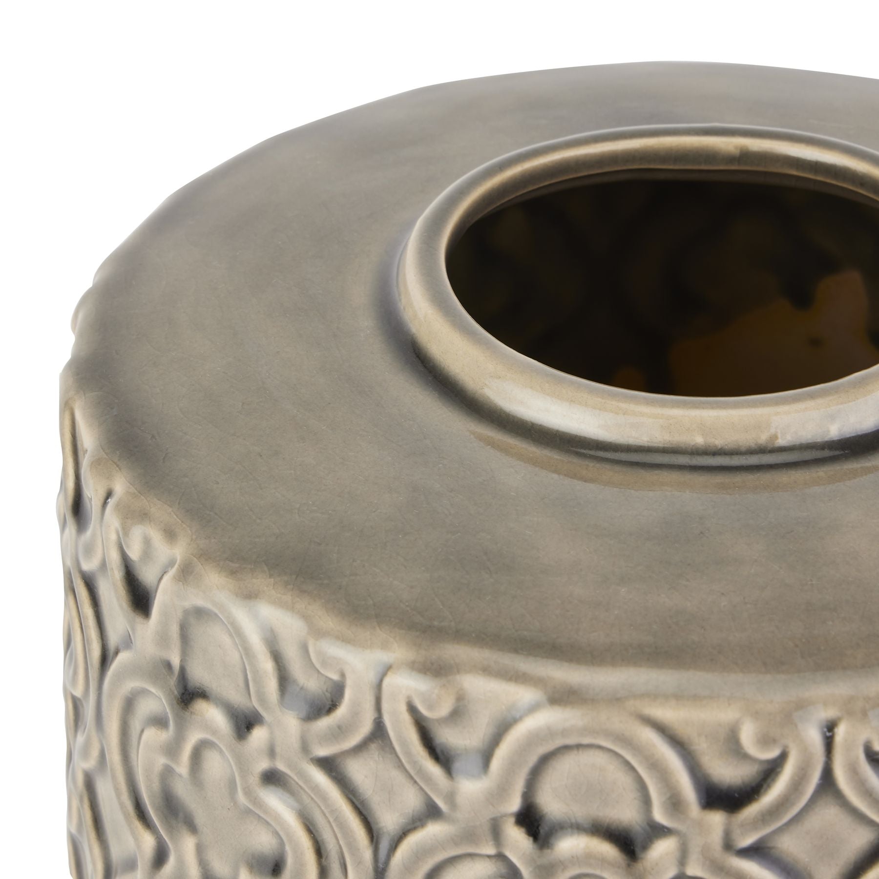 Loen Collection Large Grey Marrakesh Urn - Skandi London