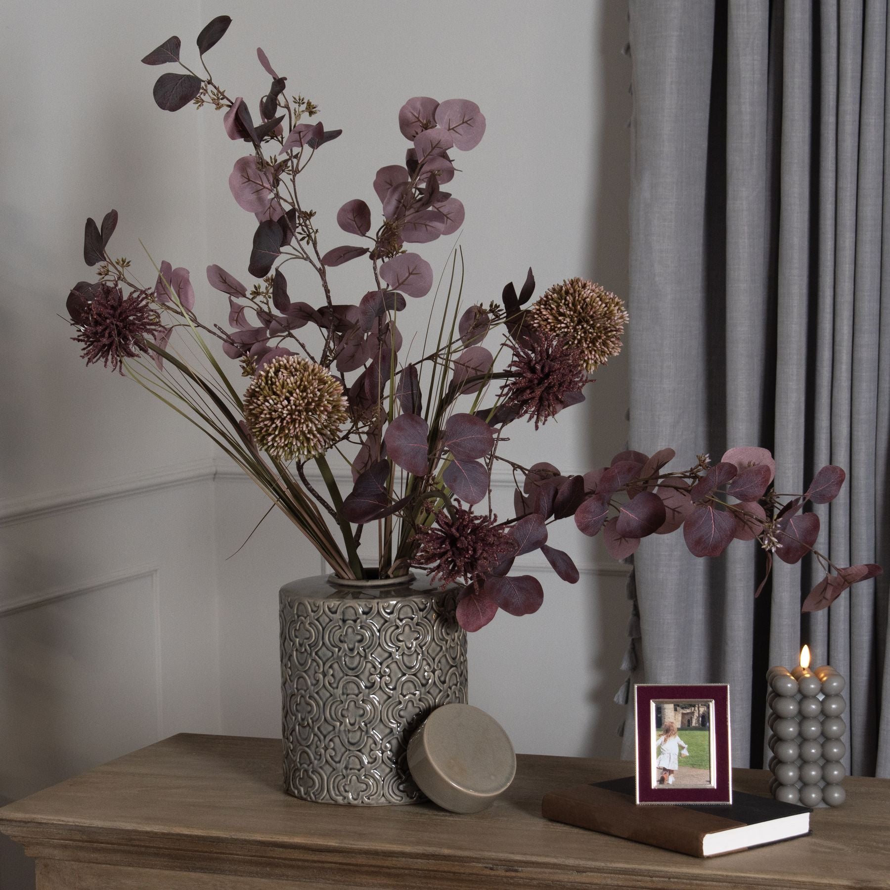 Loen Collection Large Grey Marrakesh Urn - Skandi London