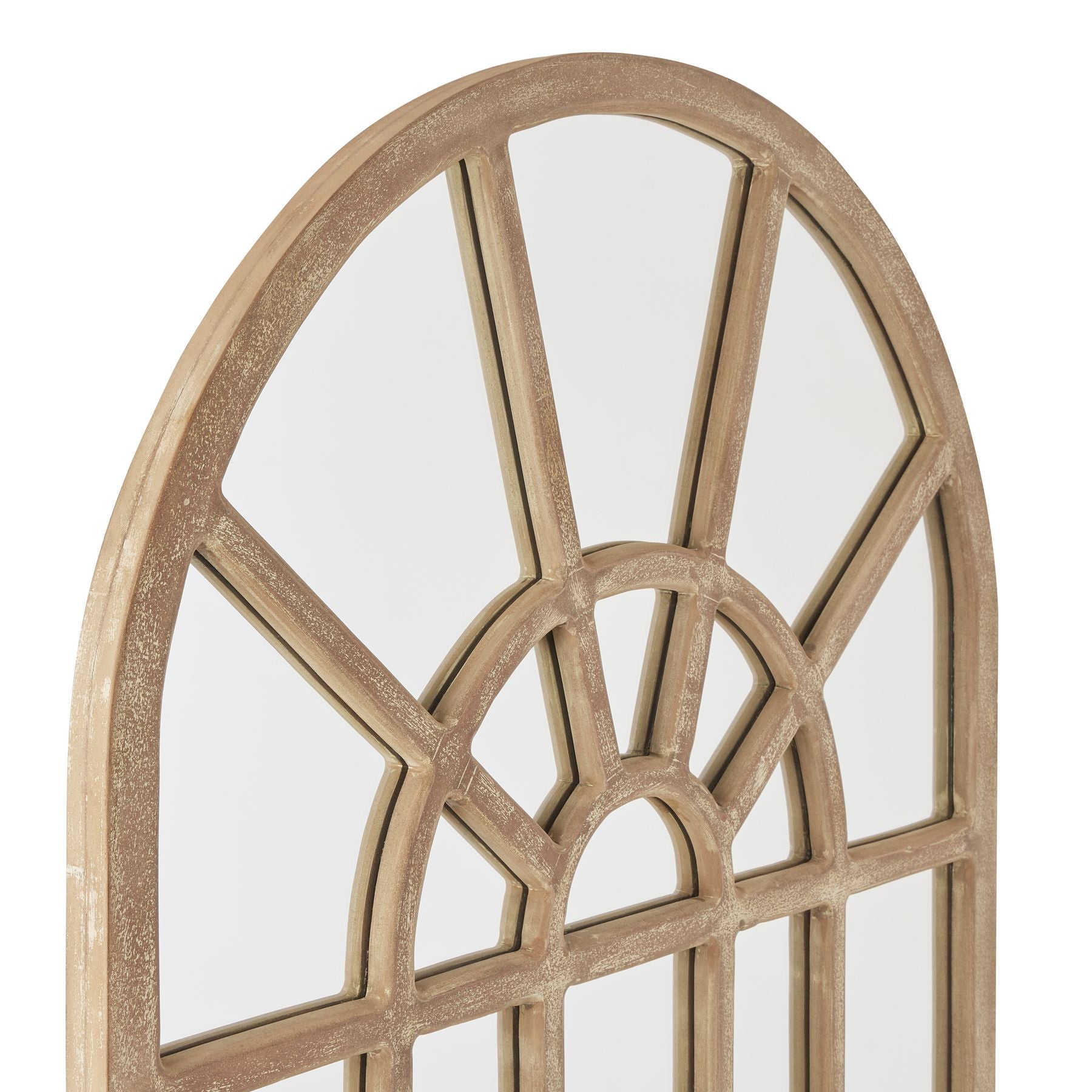 Imatra Arched Paned Wall Mirror - Skandi London