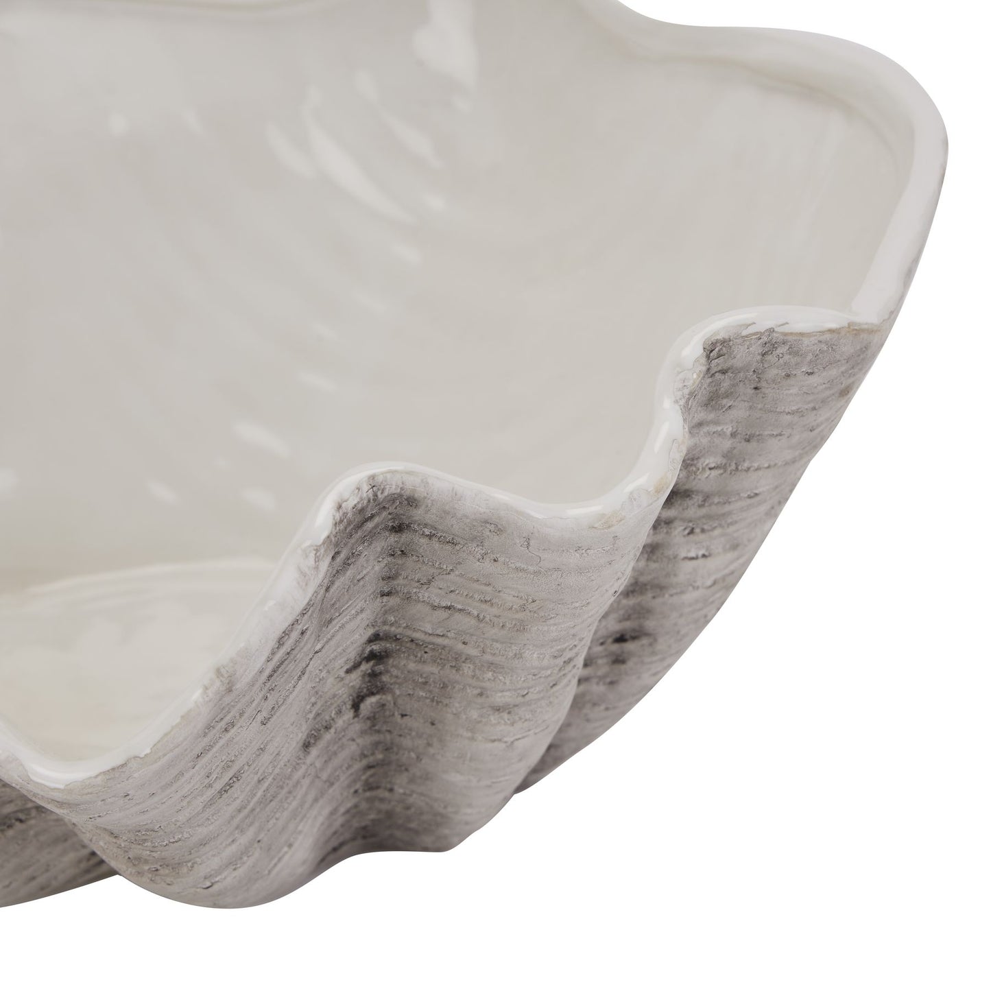 Skandi London Large Ceramic Shell Bowl - Skandi London