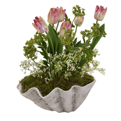 Skandi London Large Ceramic Shell Bowl - Skandi London