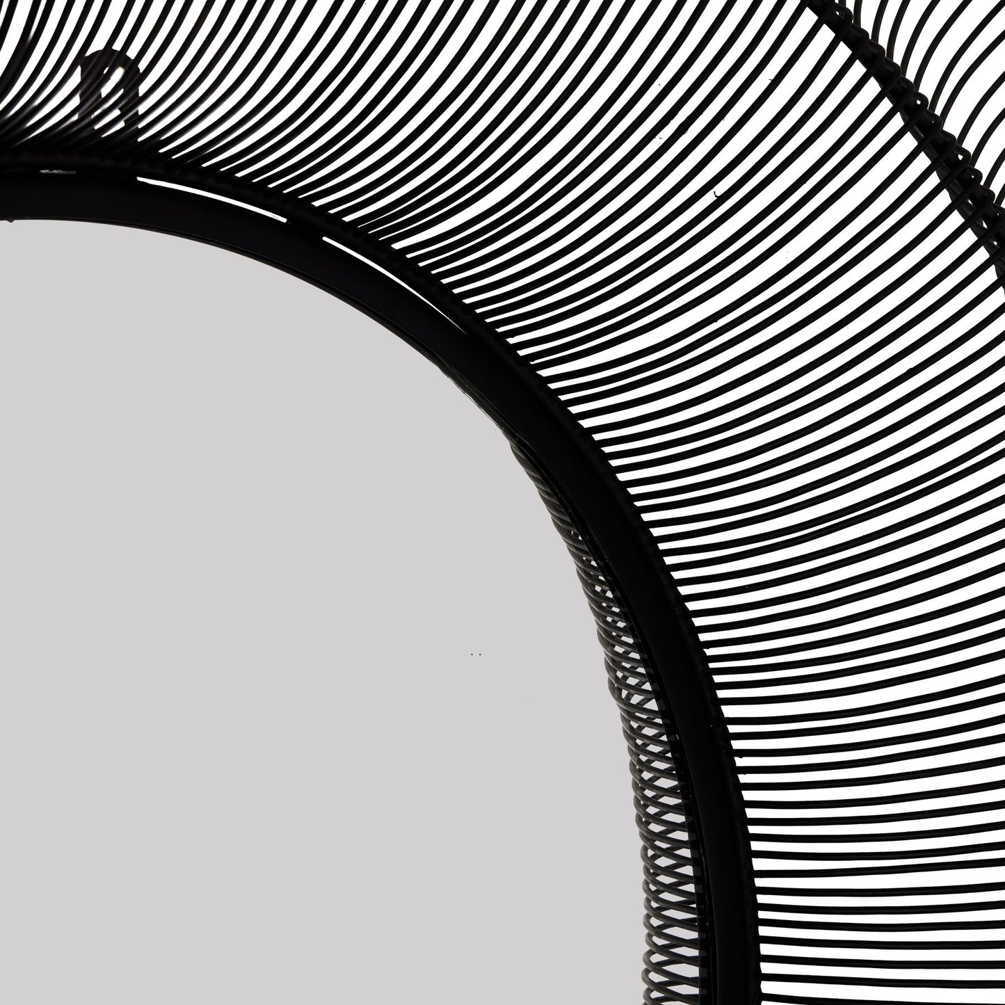 Hvaler Black Large Wire Mirror - Skandi London