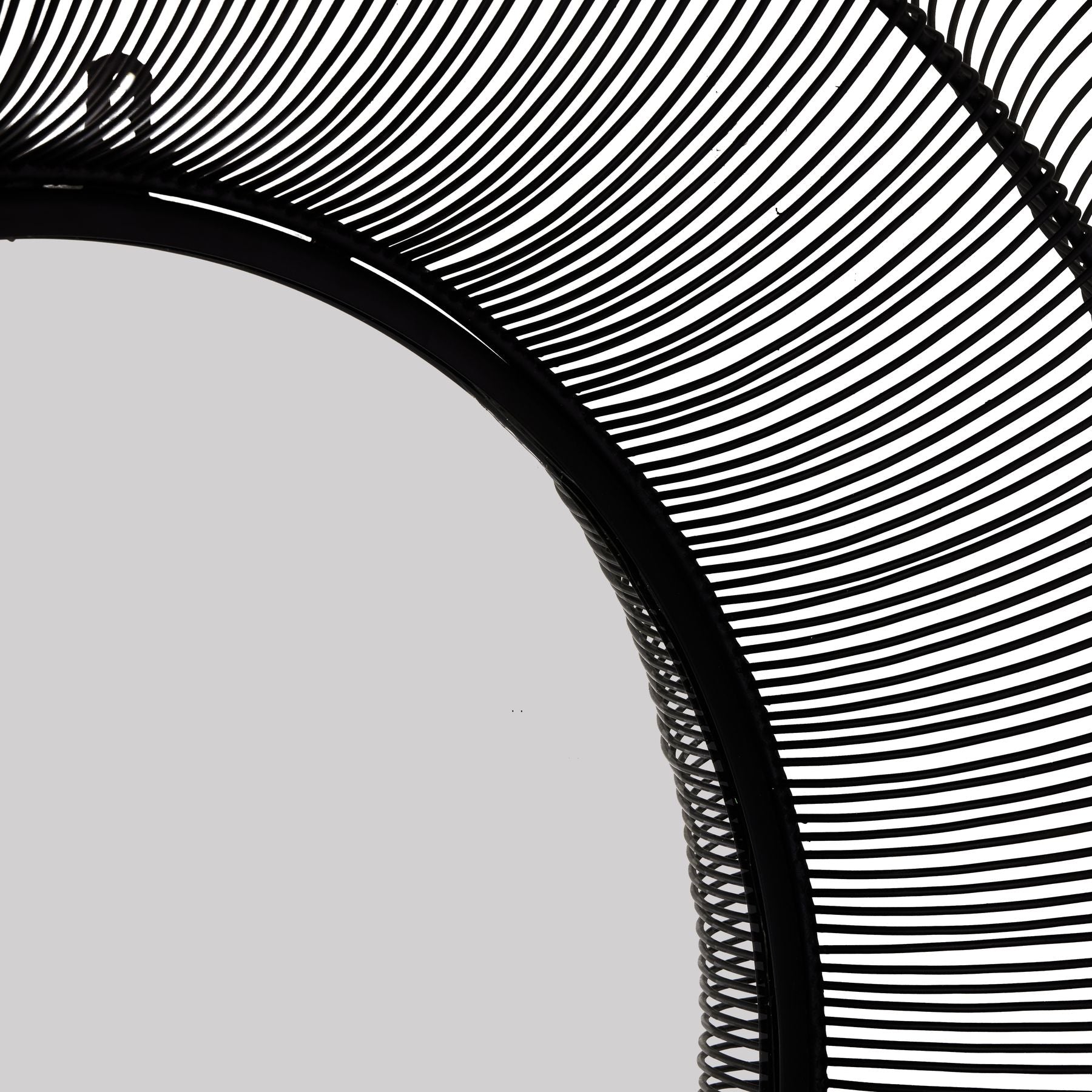 Hvaler Black Large Wire Mirror - Skandi London