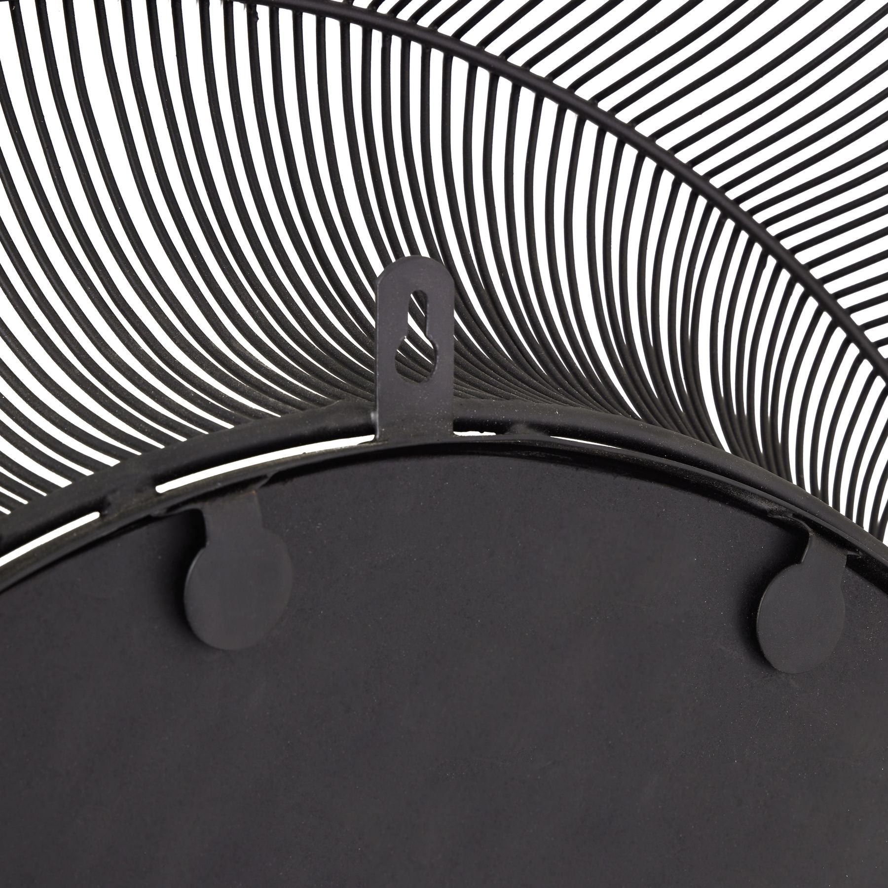 Hvaler Black Large Wire Mirror - Skandi London