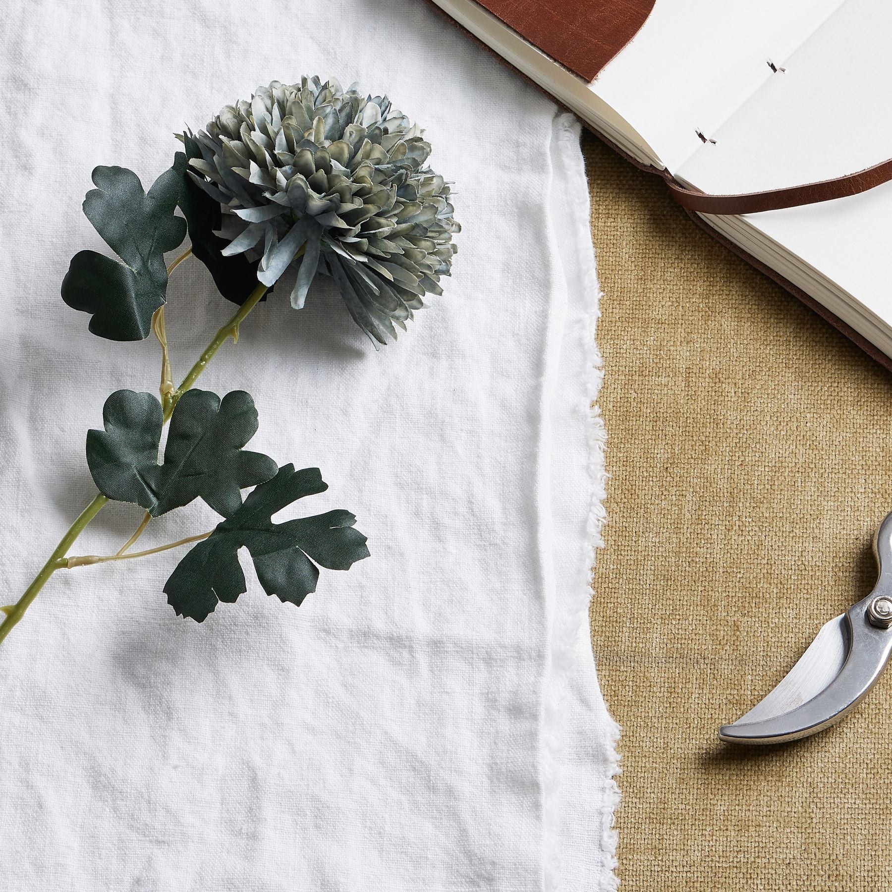 Skandi London Pale Green Blue Chrysanthemum - Skandi London