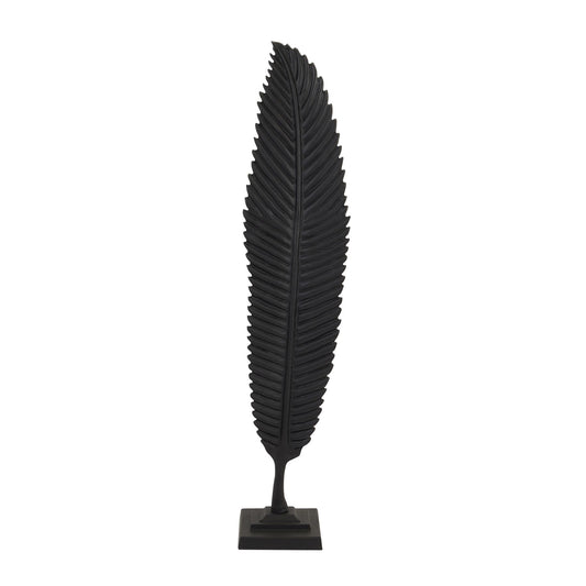 Skandi London Black Cast Leaf Ornament - Skandi London