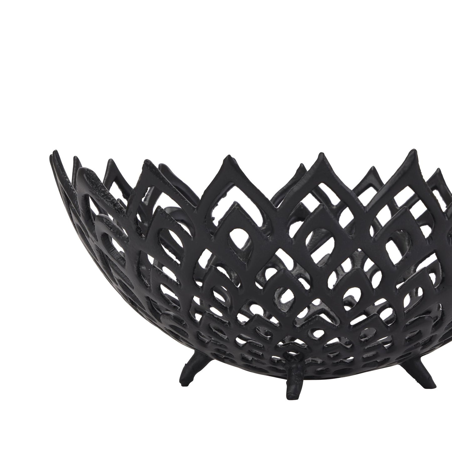 Skandi London Black Cast Lattice Bowl - Skandi London