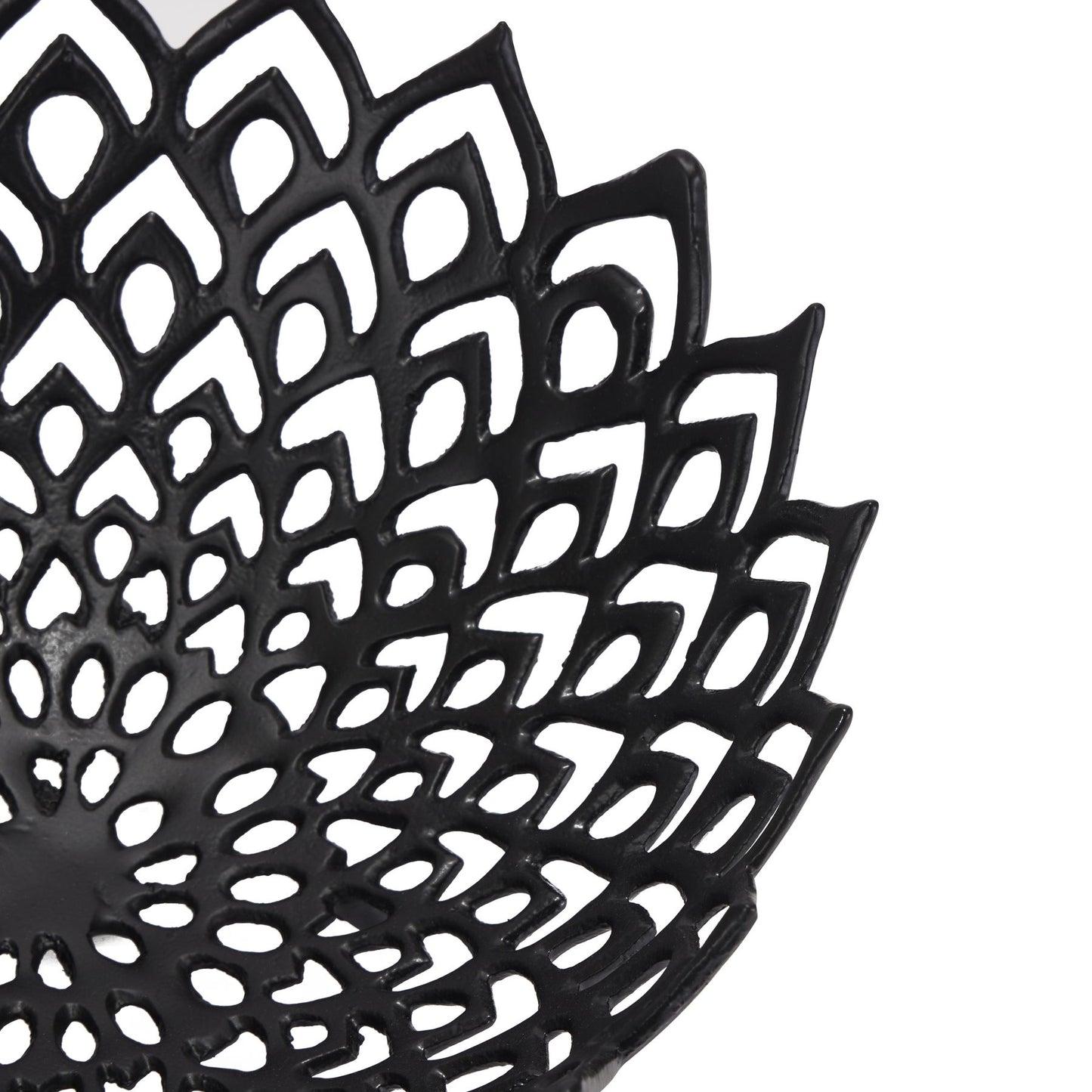Skandi London Black Cast Lattice Bowl - Skandi London