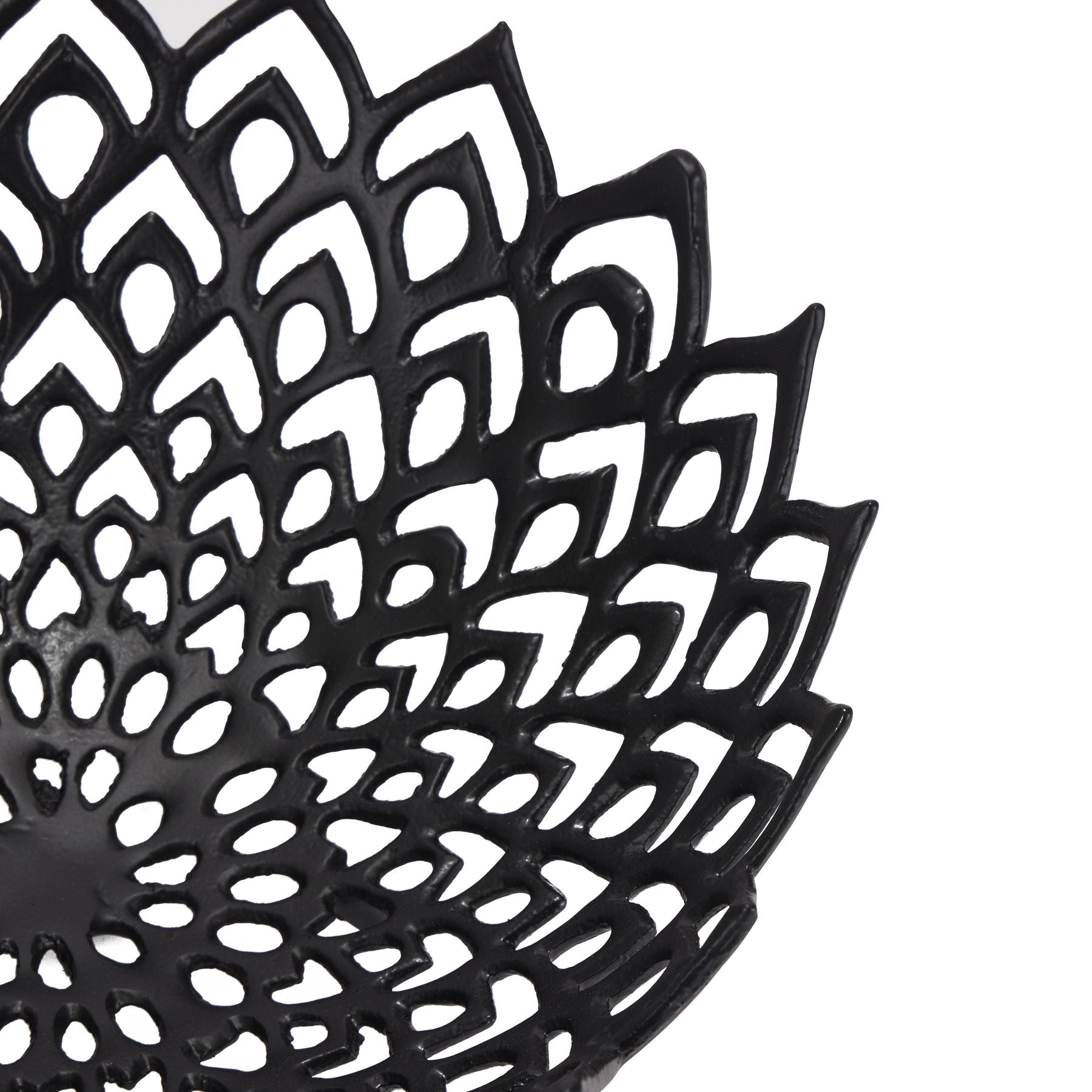 Skandi London Black Cast Lattice Bowl - Skandi London