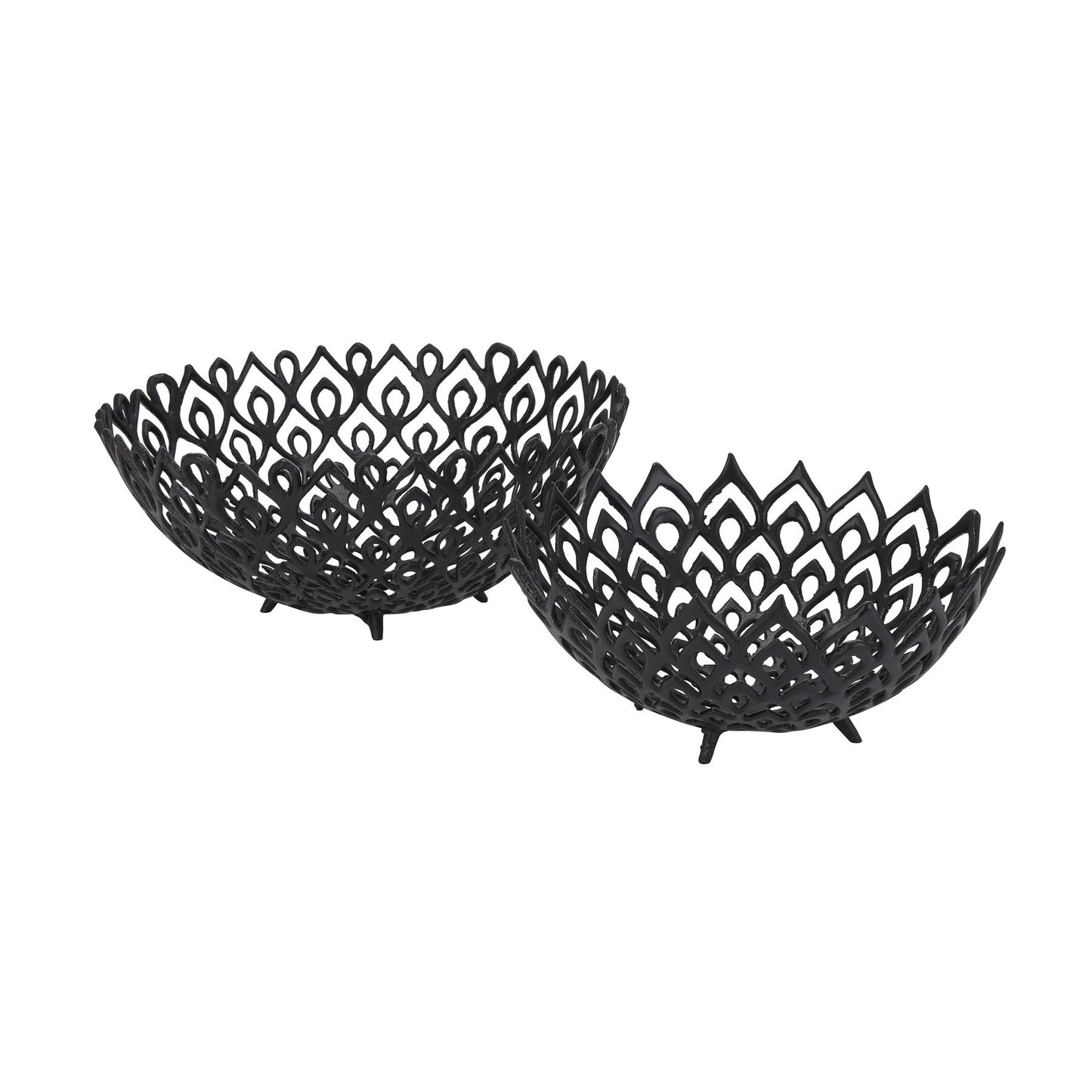 Skandi London Black Cast Lattice Bowl - Skandi London