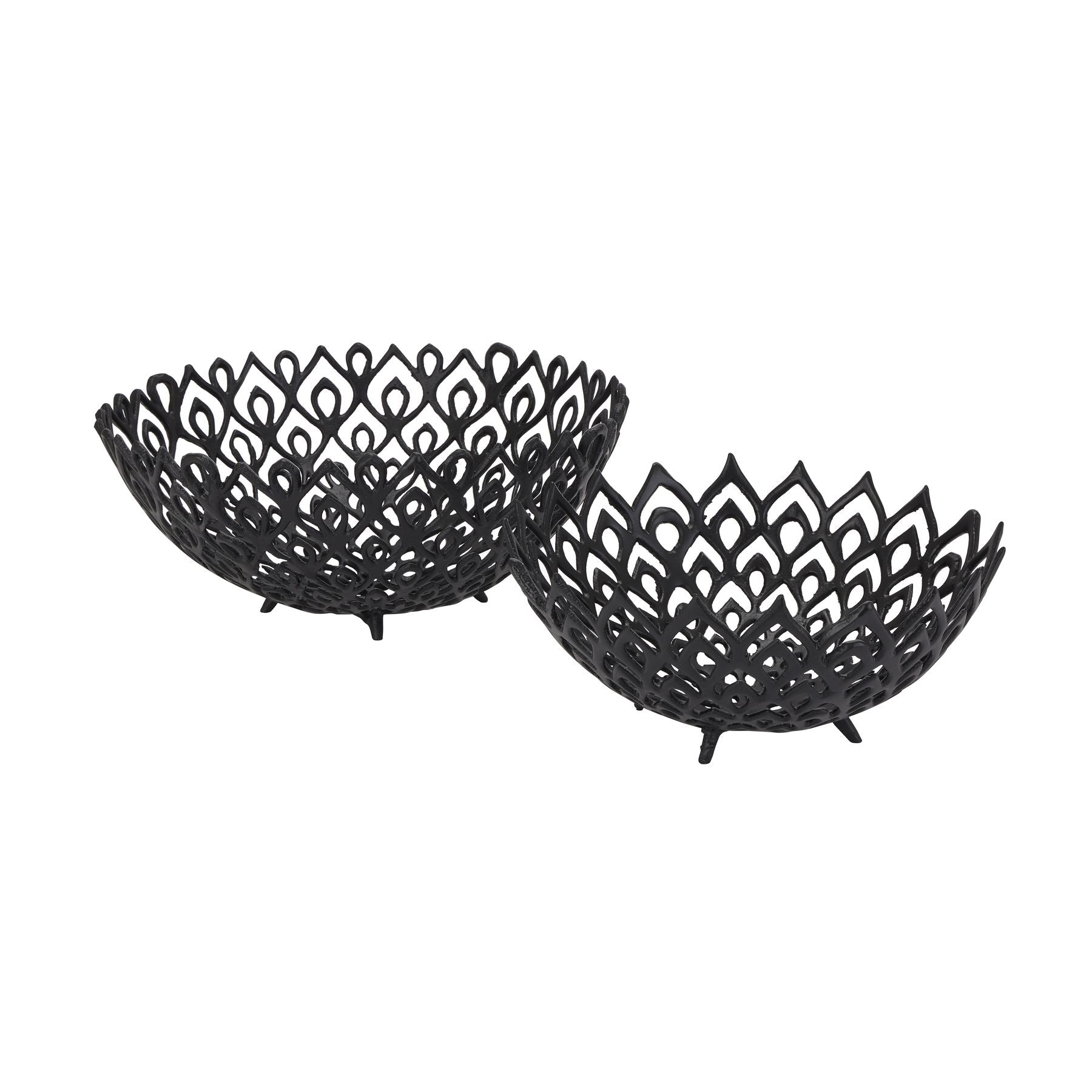 Skandi London Black Cast Lattice Bowl - Skandi London