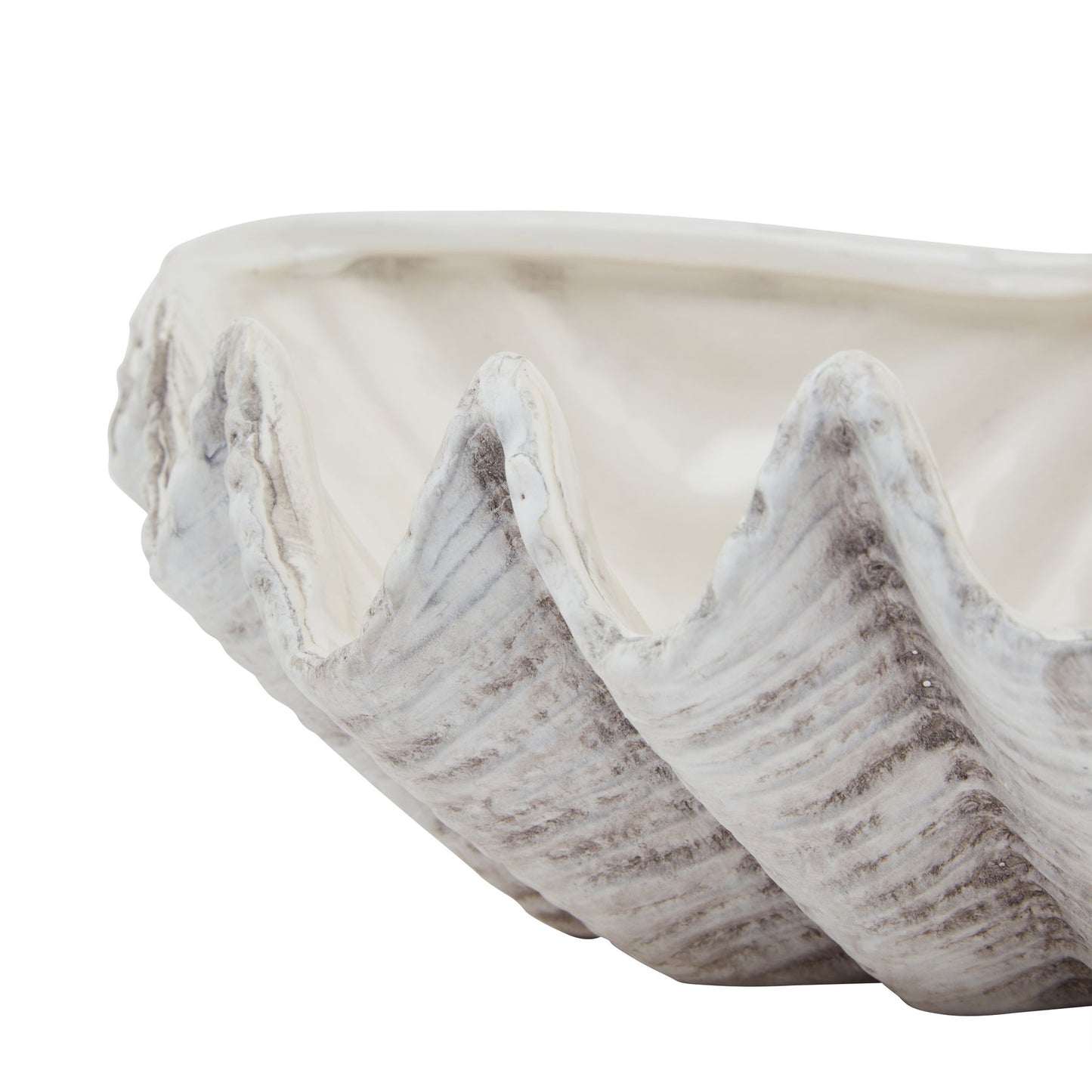 Lom Medium Ceramic Shell Bowl - Skandi London