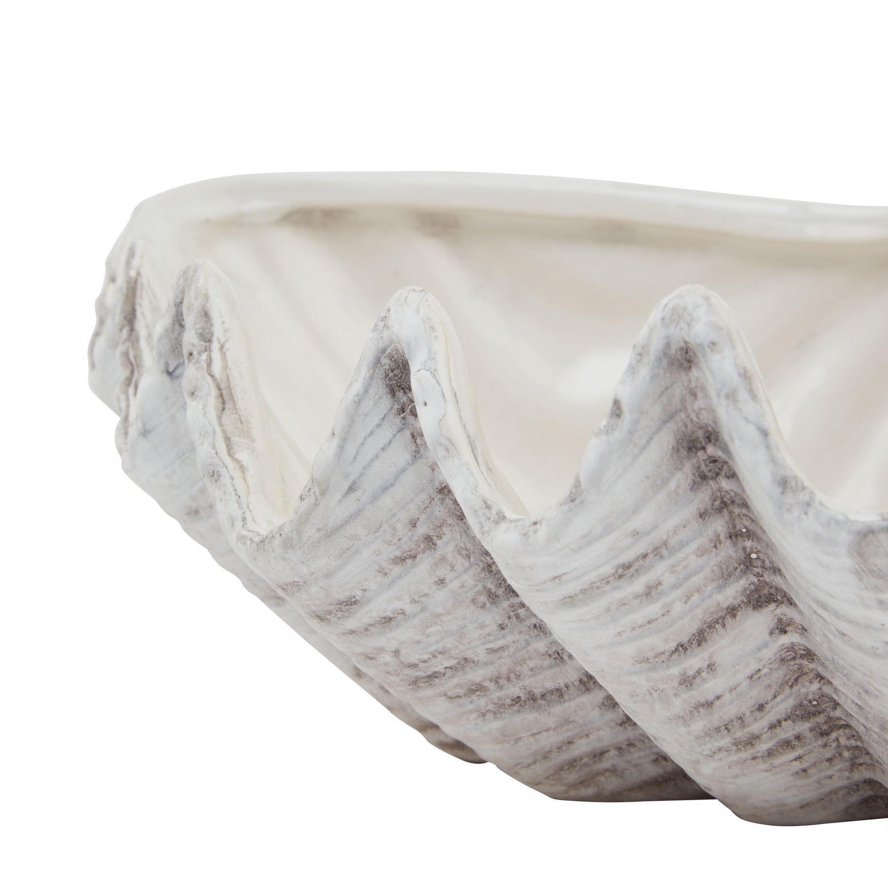 Lom Medium Ceramic Shell Bowl - Skandi London