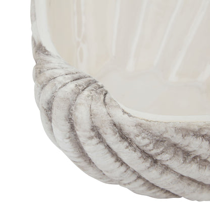 Lom Medium Ceramic Shell Bowl - Skandi London