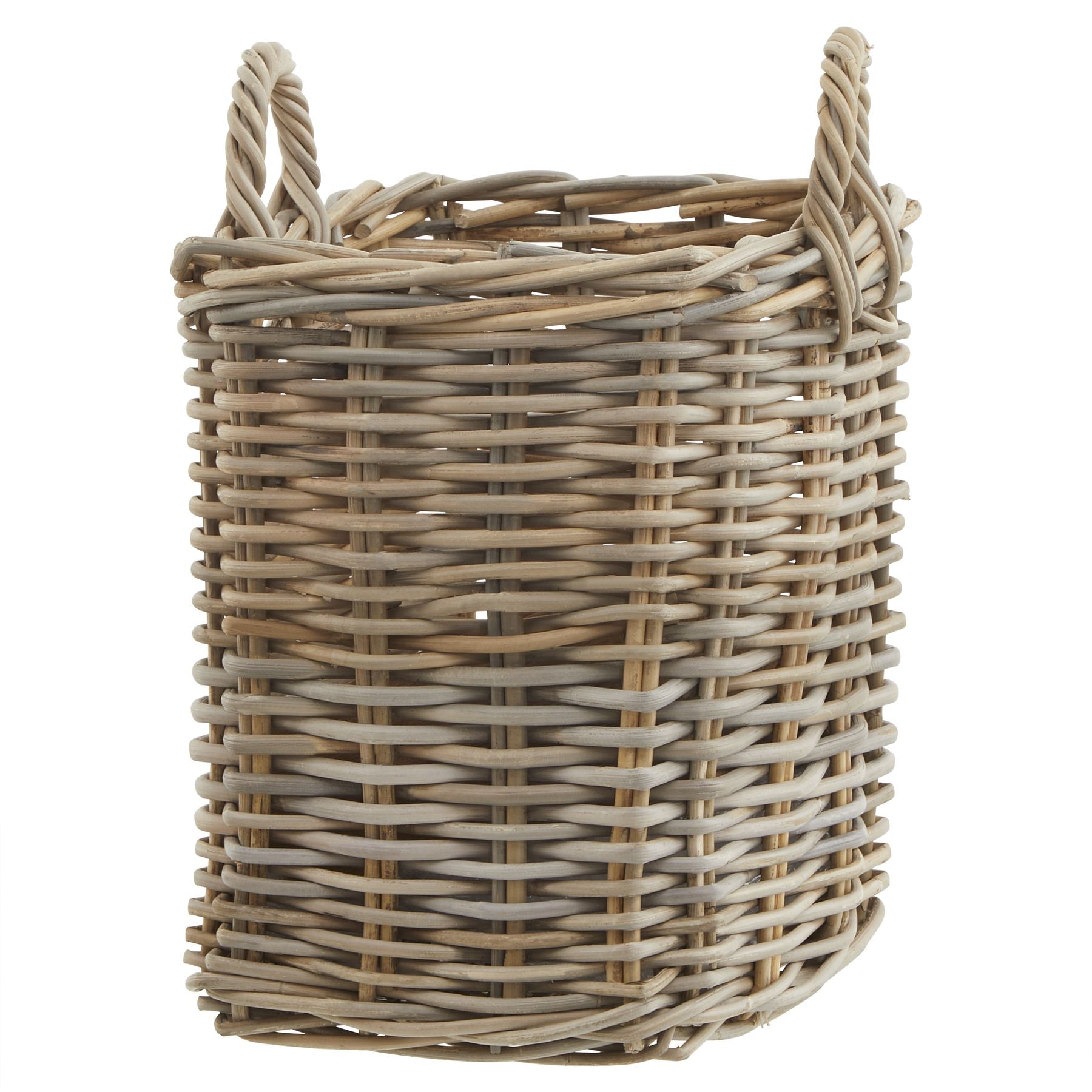 Skandi London Set of 3 Kubu Rattan Square Storage Baskets - Skandi London