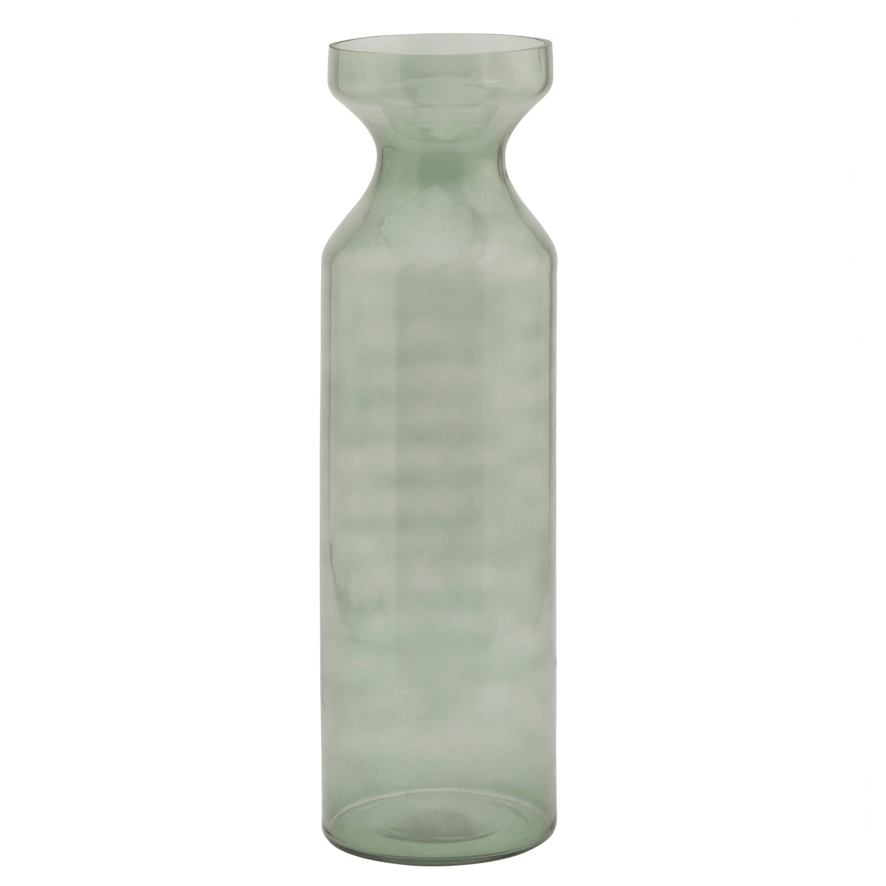 Skandi London Smoked Sage Glass Fluted Vase - Skandi London