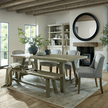Hvamm Grey Dining Chair - Skandi London