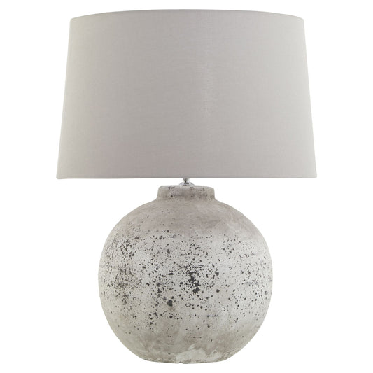 Lyngdal Large Stone Ceramic Lamp - Skandi London