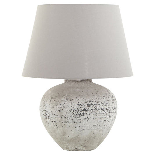 Kvinesdal Large Stone Ceramic Lamp - Skandi London