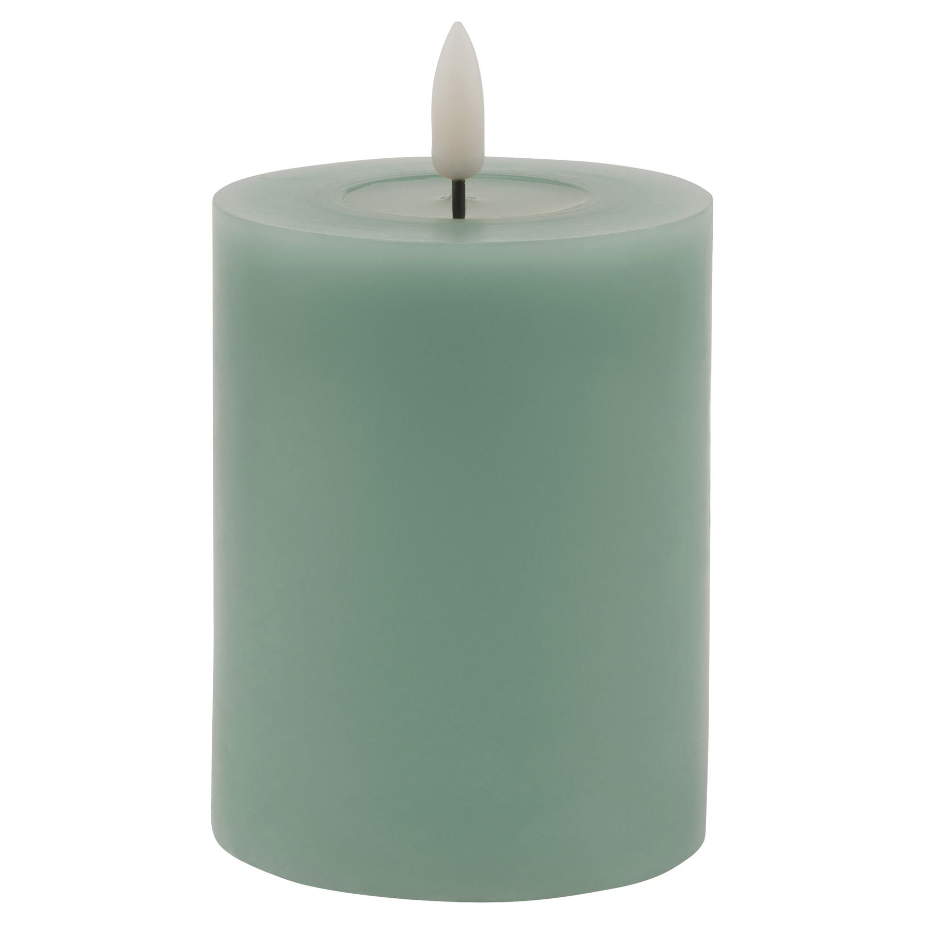 Luksus Collection Melt Effect 3x4 Sage LED Wax Candle - Skandi London