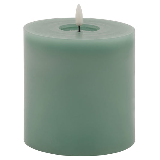 Luksus Collection Melt Effect 5x5 Sage LED Wax Candle - Skandi London