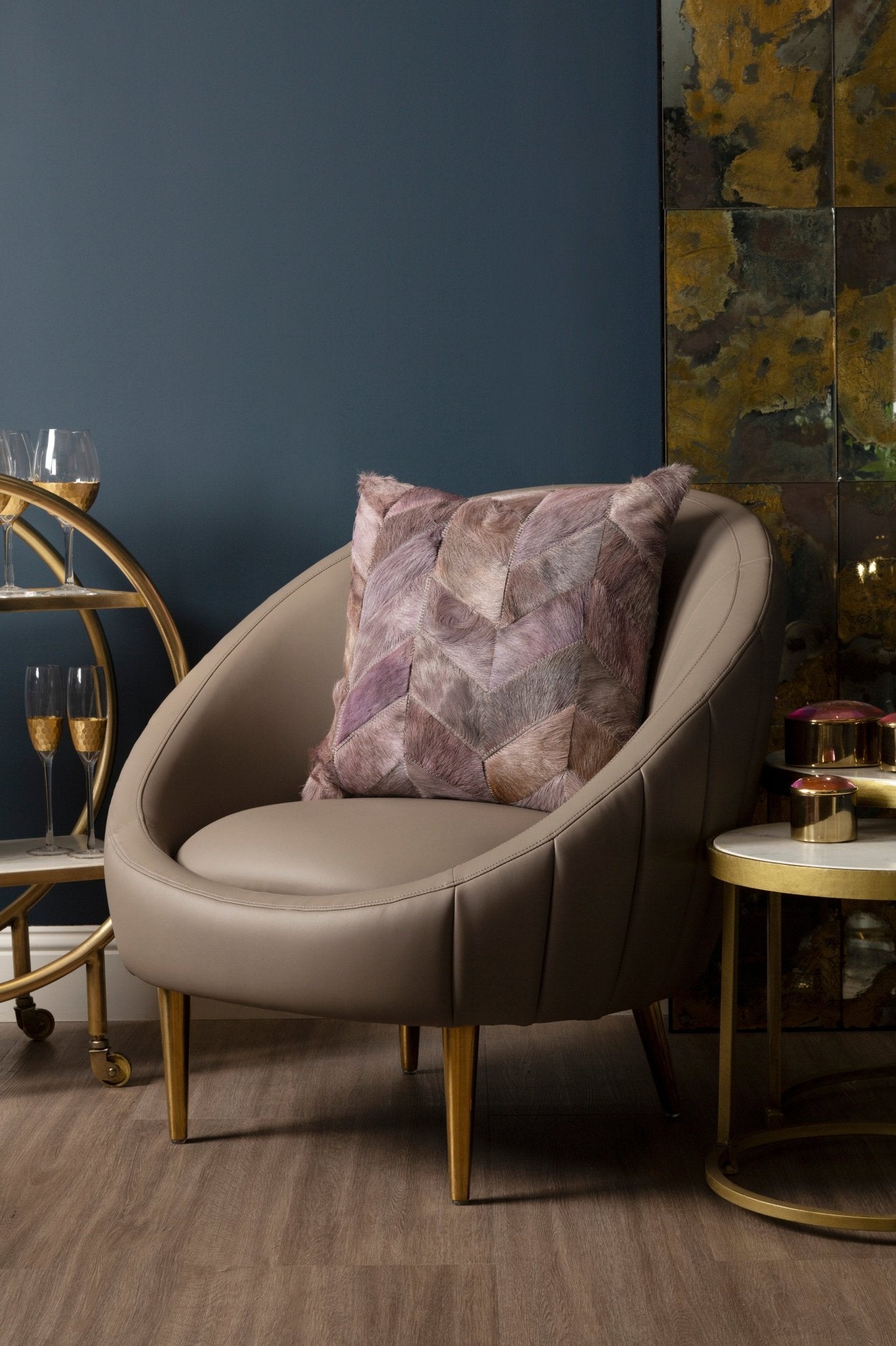 Helgi Mink Armchair - Skandi London