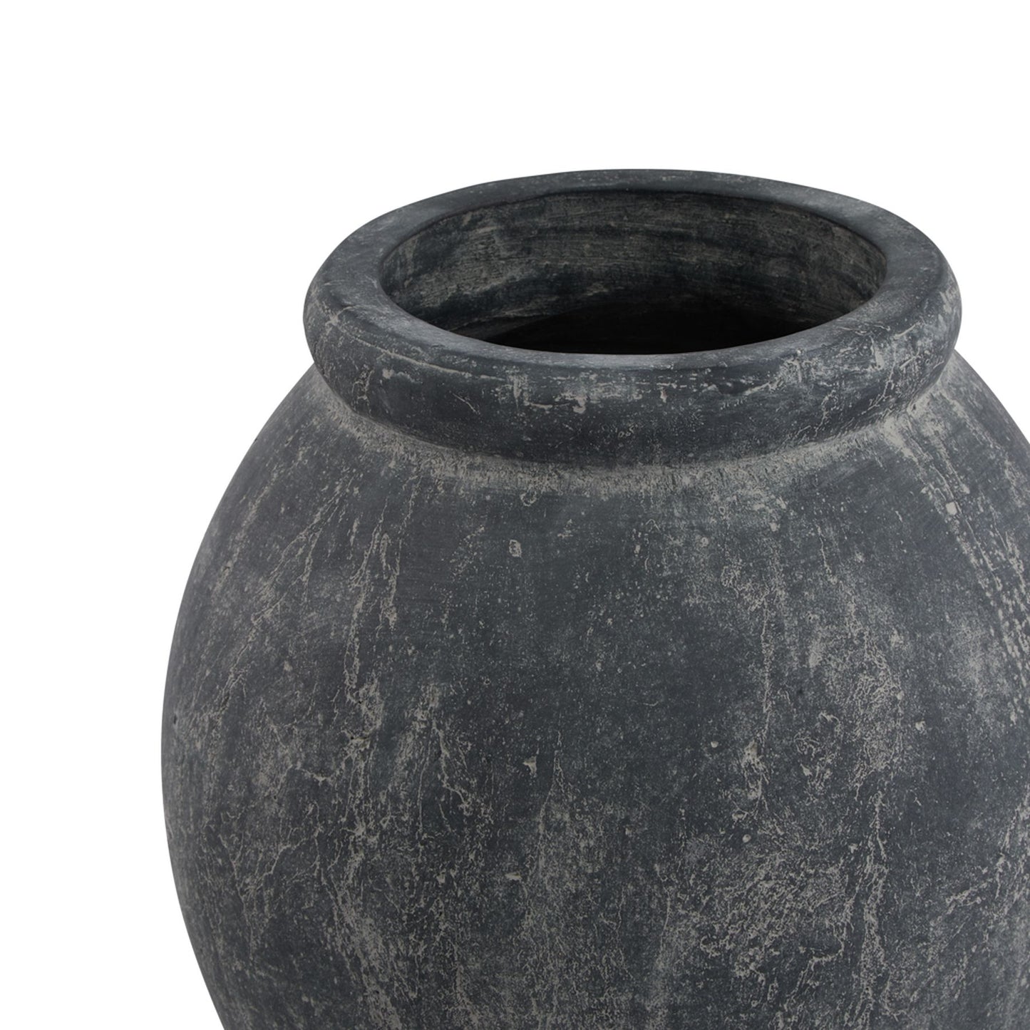 Malmo Grey Jar Shaped Planter - Skandi London