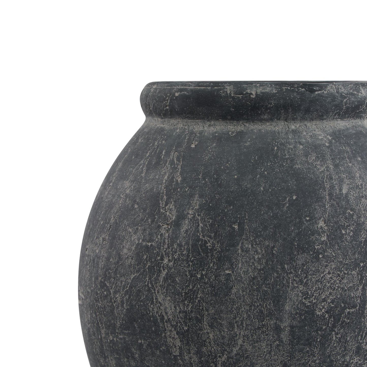 Malmo Grey Jar Shaped Planter - Skandi London