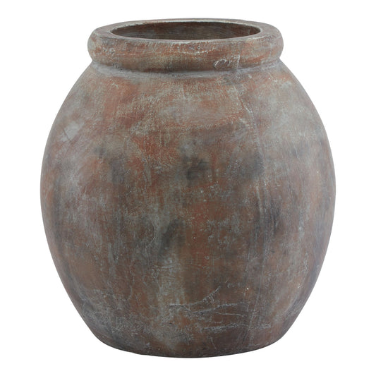 Lofoten Brown Jar Shaped Planter - Skandi London