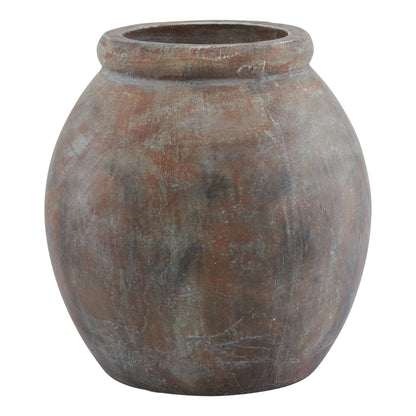 Lofoten Brown Jar Shaped Planter - Skandi London