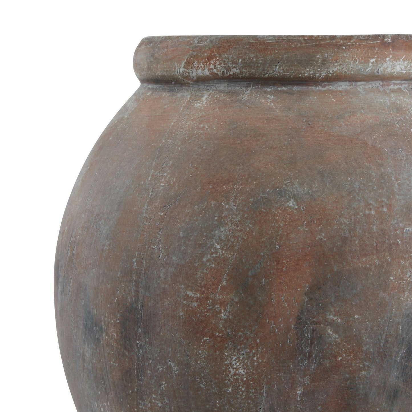 Lofoten Large Brown Jar Shaped Planter - Skandi London