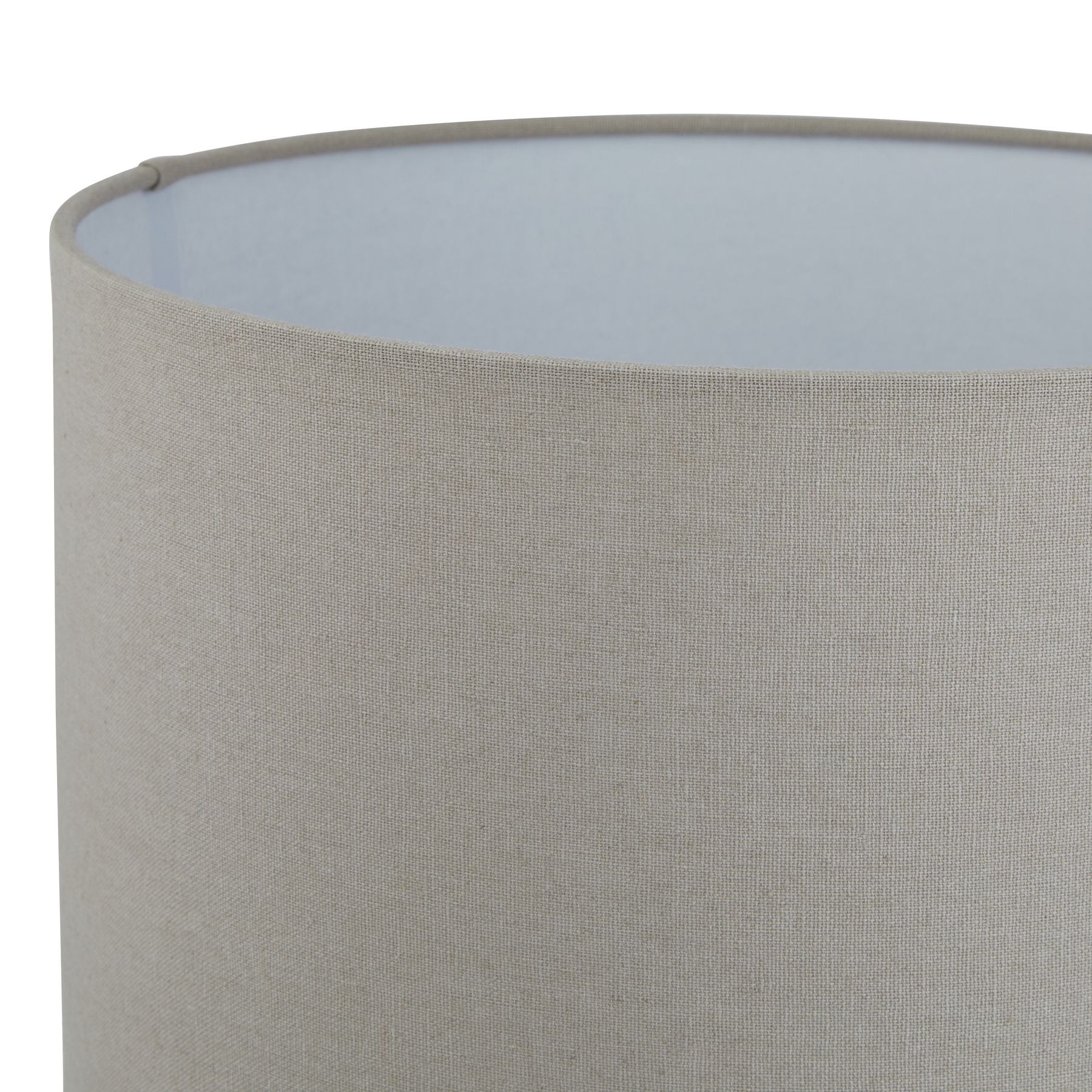 Lofoten Brown Table Lamp With Linen Shade - Skandi London