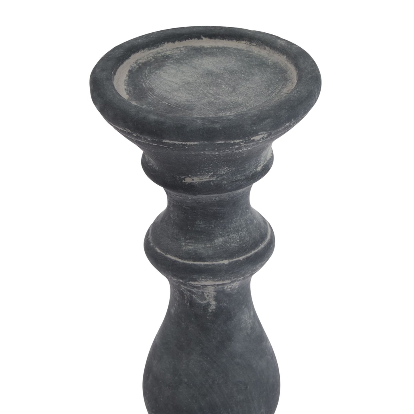 Malmo Grey Column Candle Holder - Skandi London
