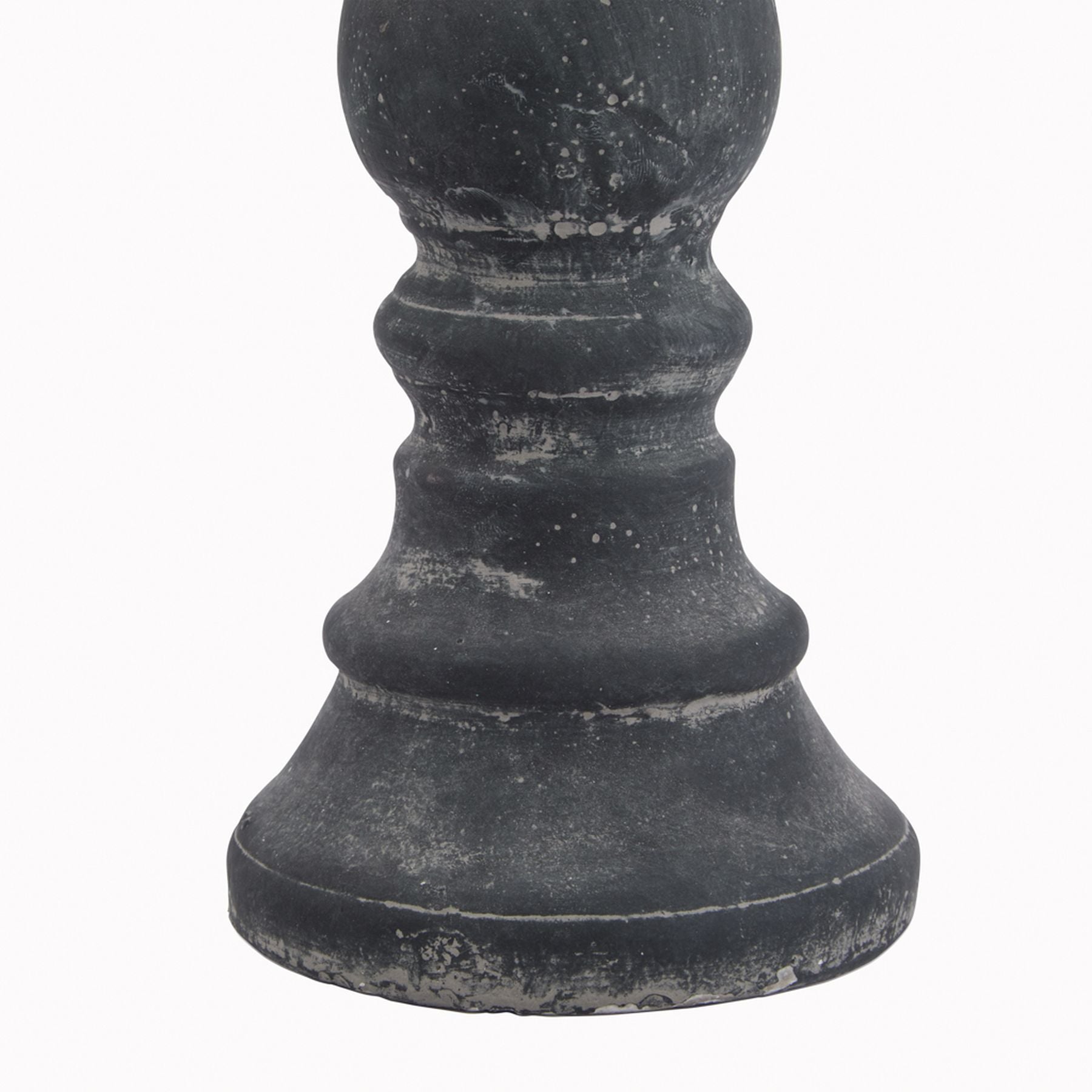Malmo Grey Column Candle Holder - Skandi London