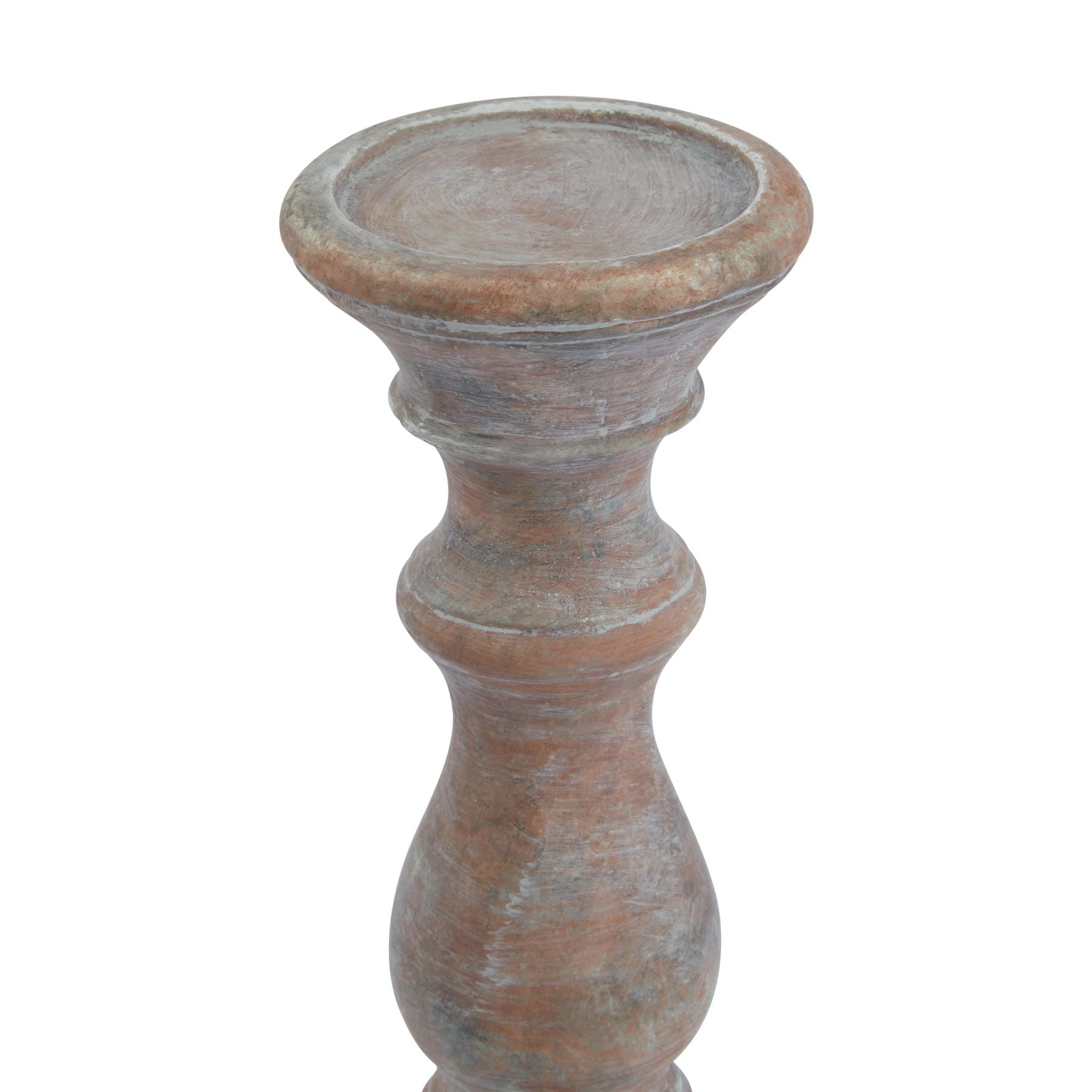 Lofoten Brown Column Candle Holder - Skandi London