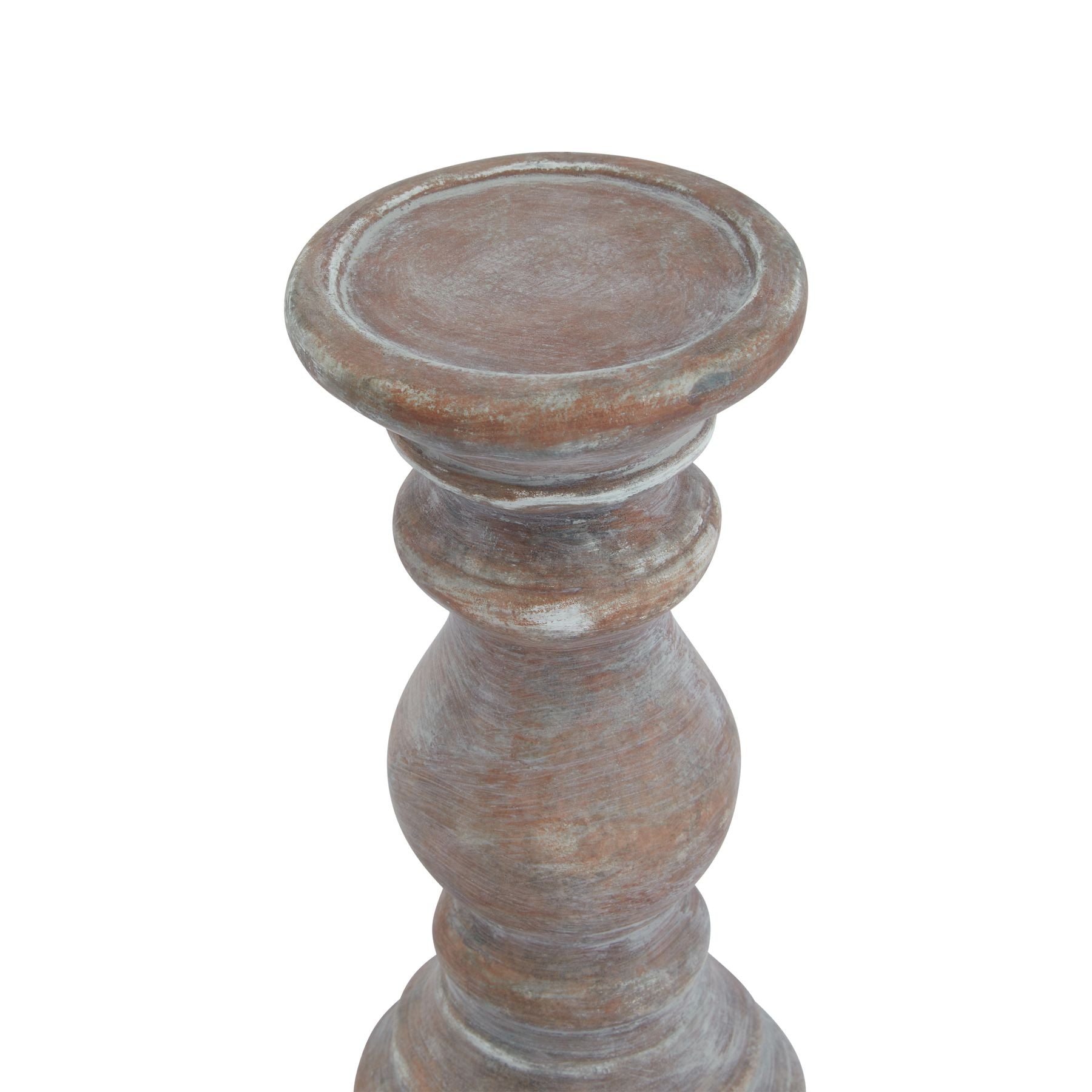 Lofoten Small Brown Column Candle Holder - Skandi London
