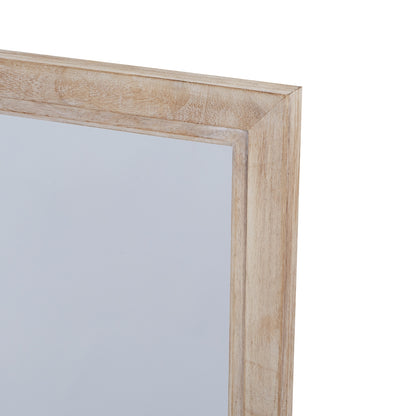 Skandi London Washed Wood Window Mirror - Skandi London