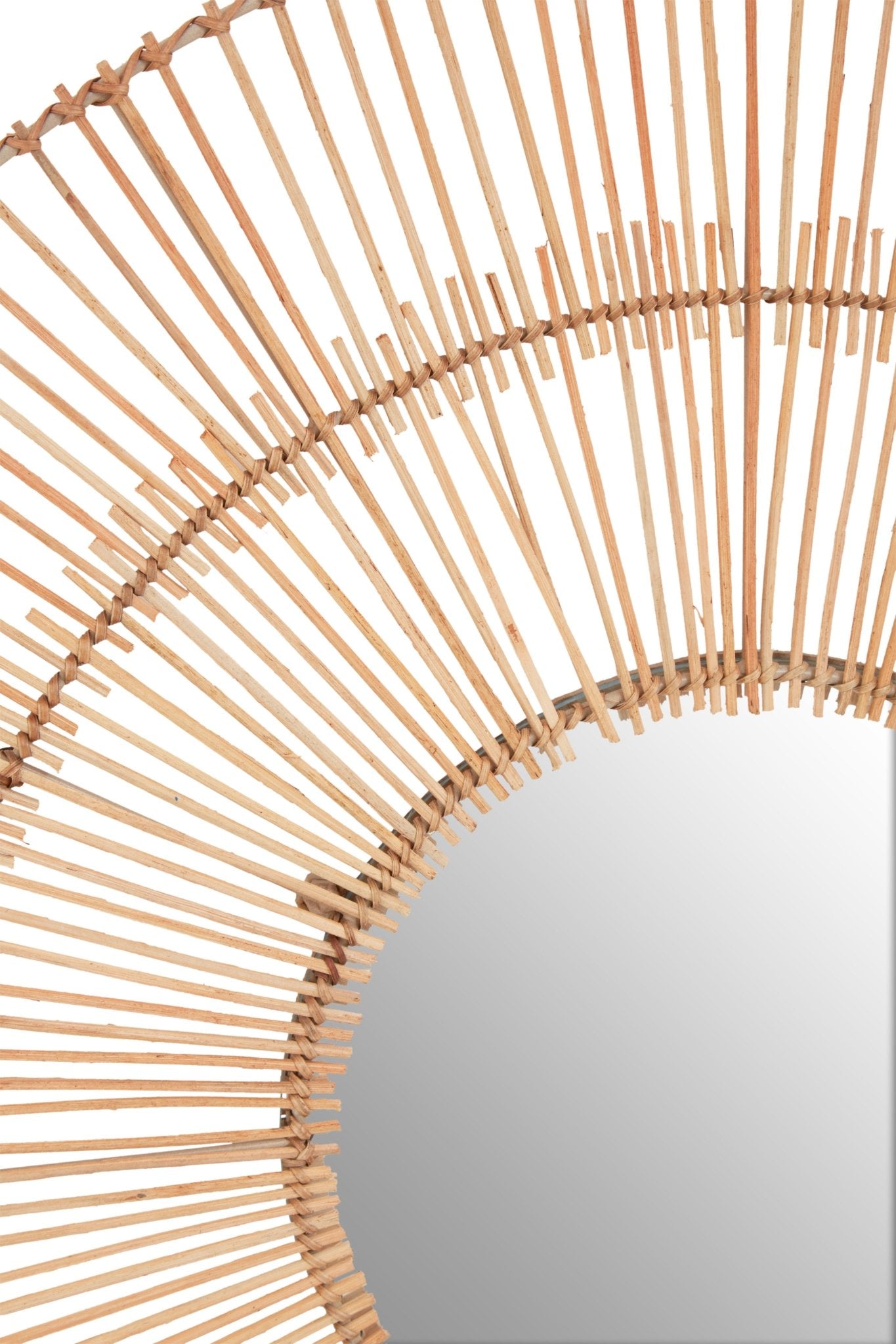 Barbro Natural Rattan Wall Mirror - Skandi London