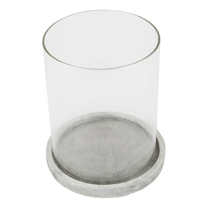 Maloy Stone Large Hurricane Lantern - Skandi London
