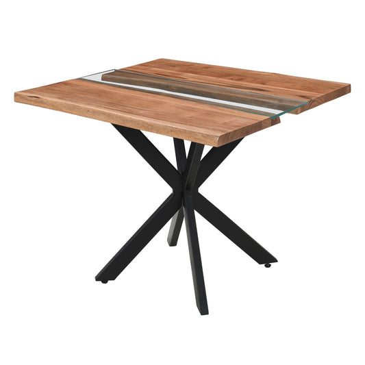 Live Edge Collection Square River Dining Table - Skandi London