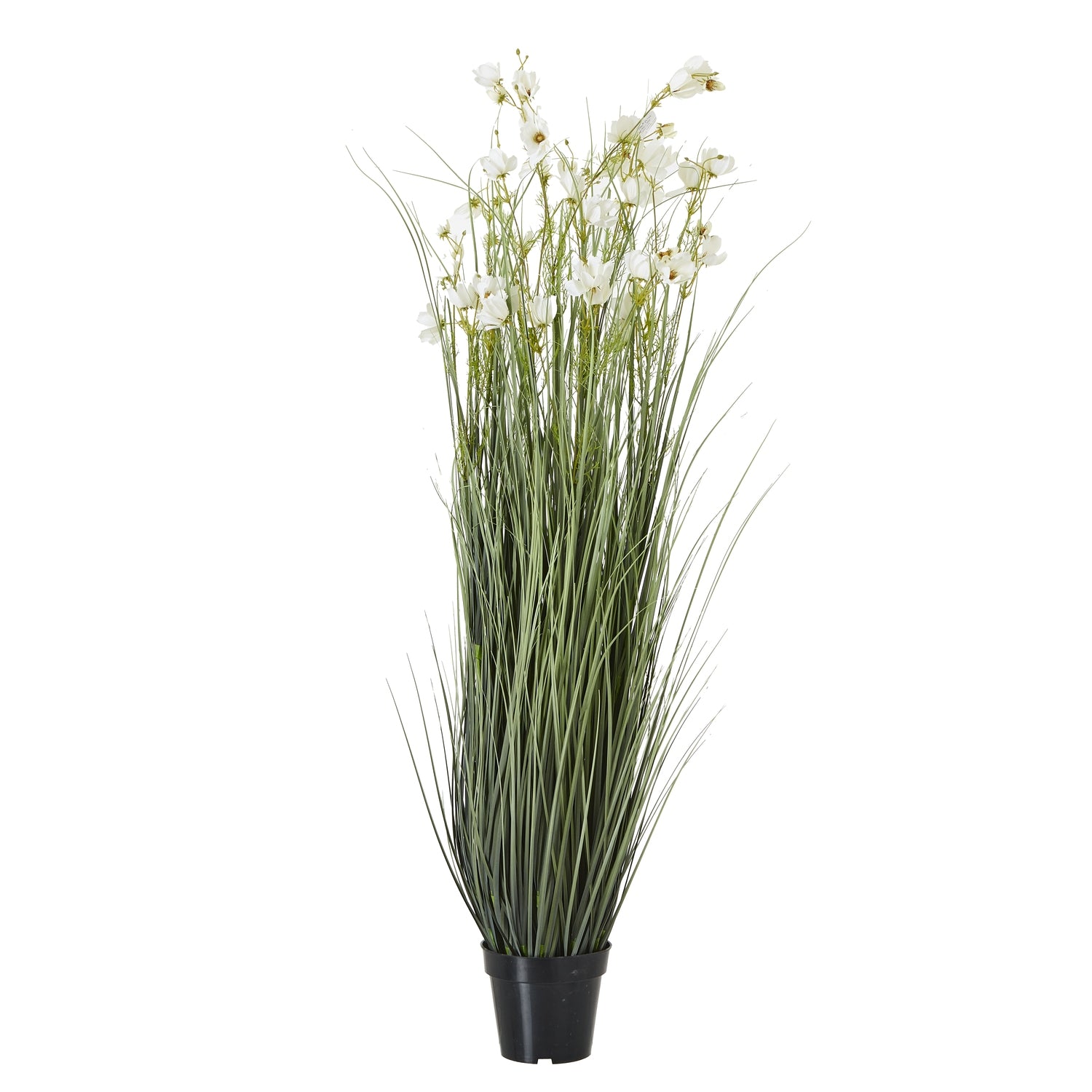 Large White Meadow Plant In Pot - Skandi London