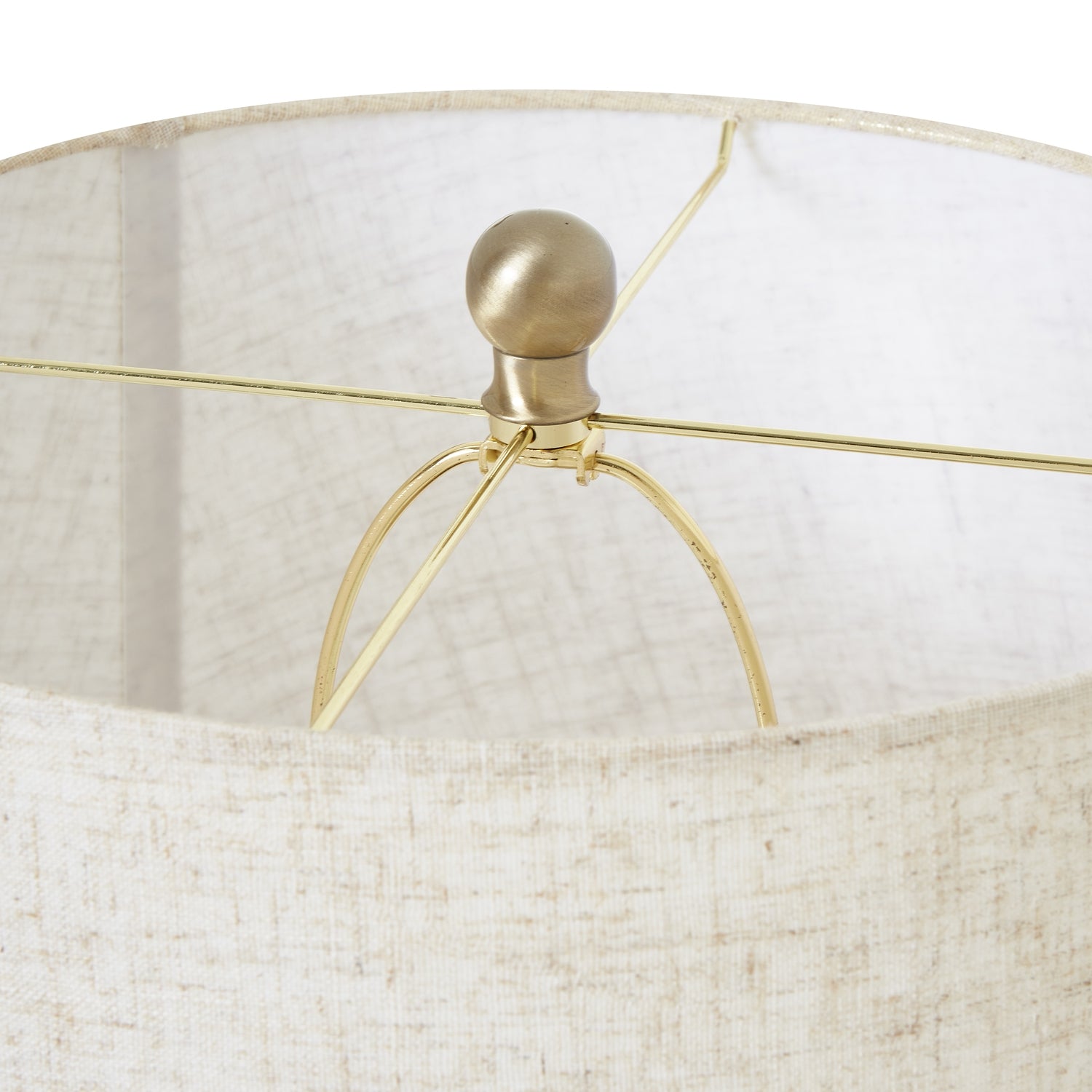 White Wash Wicker Table Lamp With Linen Shade - Skandi London