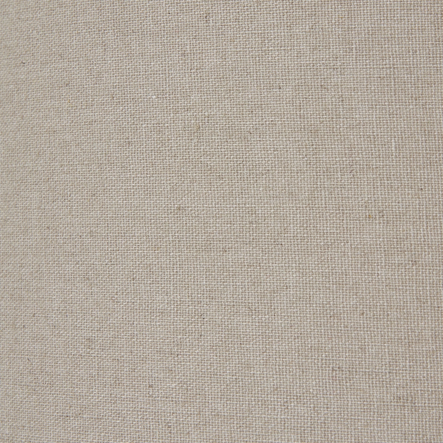 Squat White Beaded Ceramic Lamp With Linen Shade - Skandi London