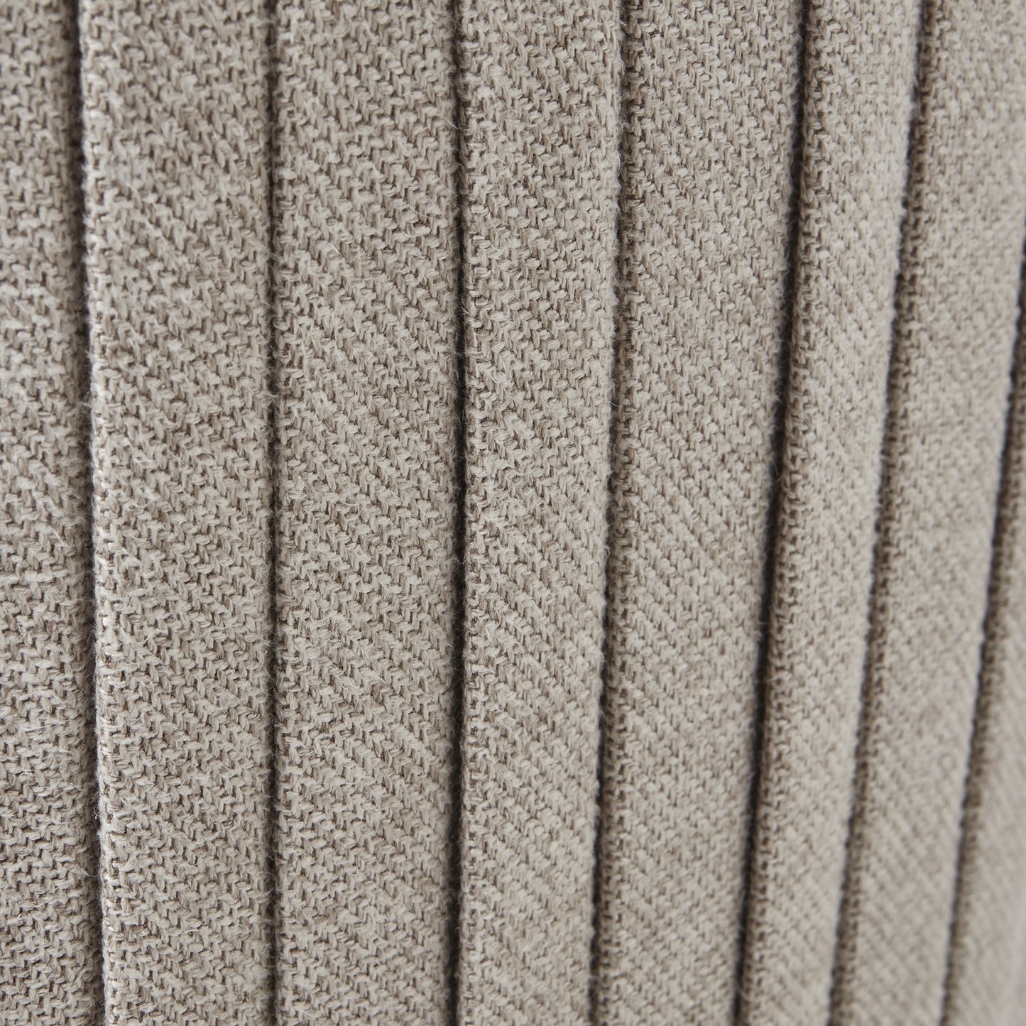 Lily Swivel Ottoman In Oatmeal Twill - Skandi London