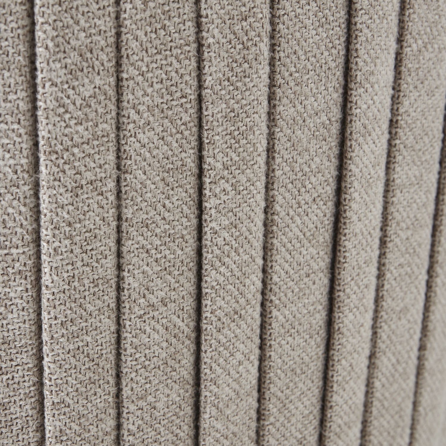Lily Swivel Ottoman In Oatmeal Twill - Skandi London