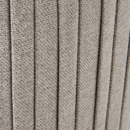 Lily Swivel Ottoman In Oatmeal Twill - Skandi London