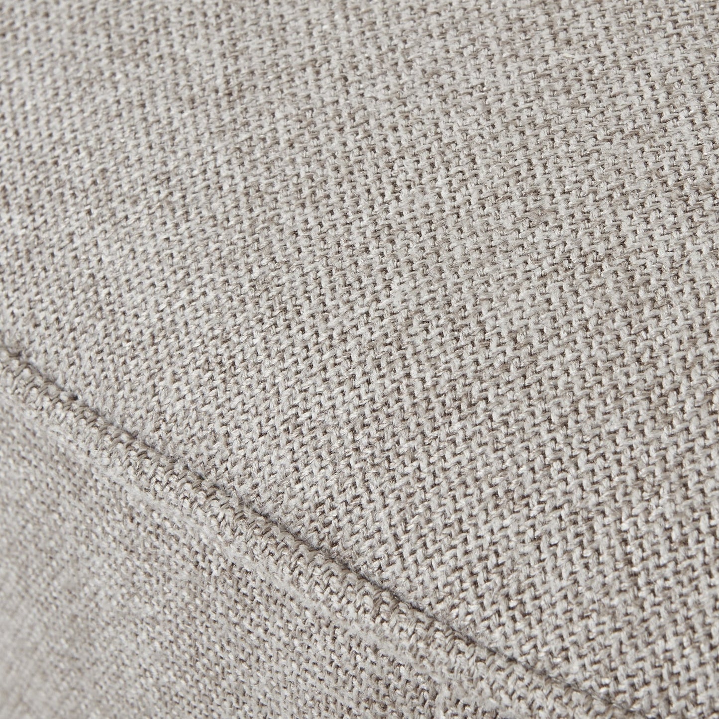 Lily Swivel Ottoman In Oatmeal Twill - Skandi London