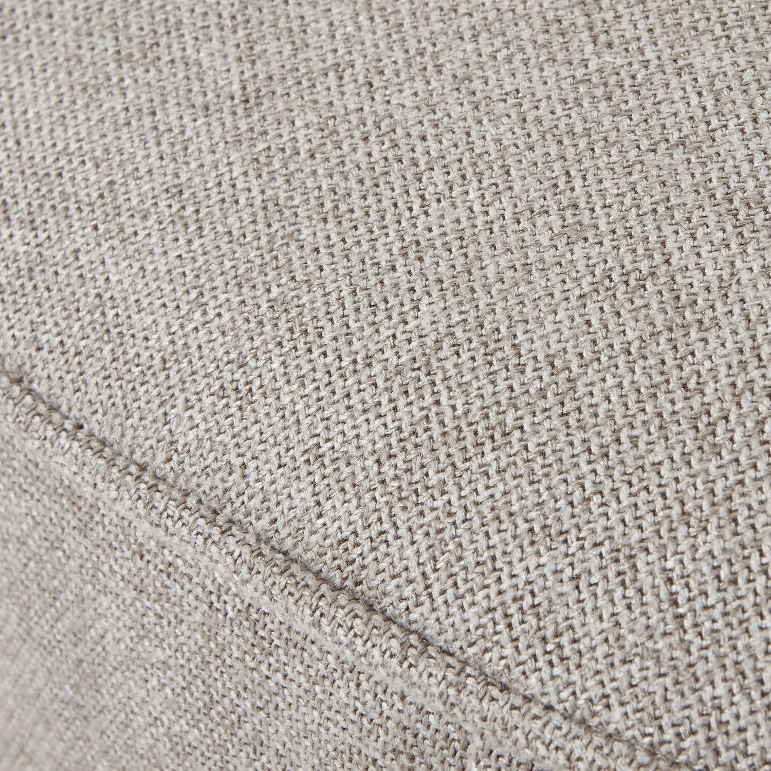 Lily Swivel Ottoman In Oatmeal Twill - Skandi London