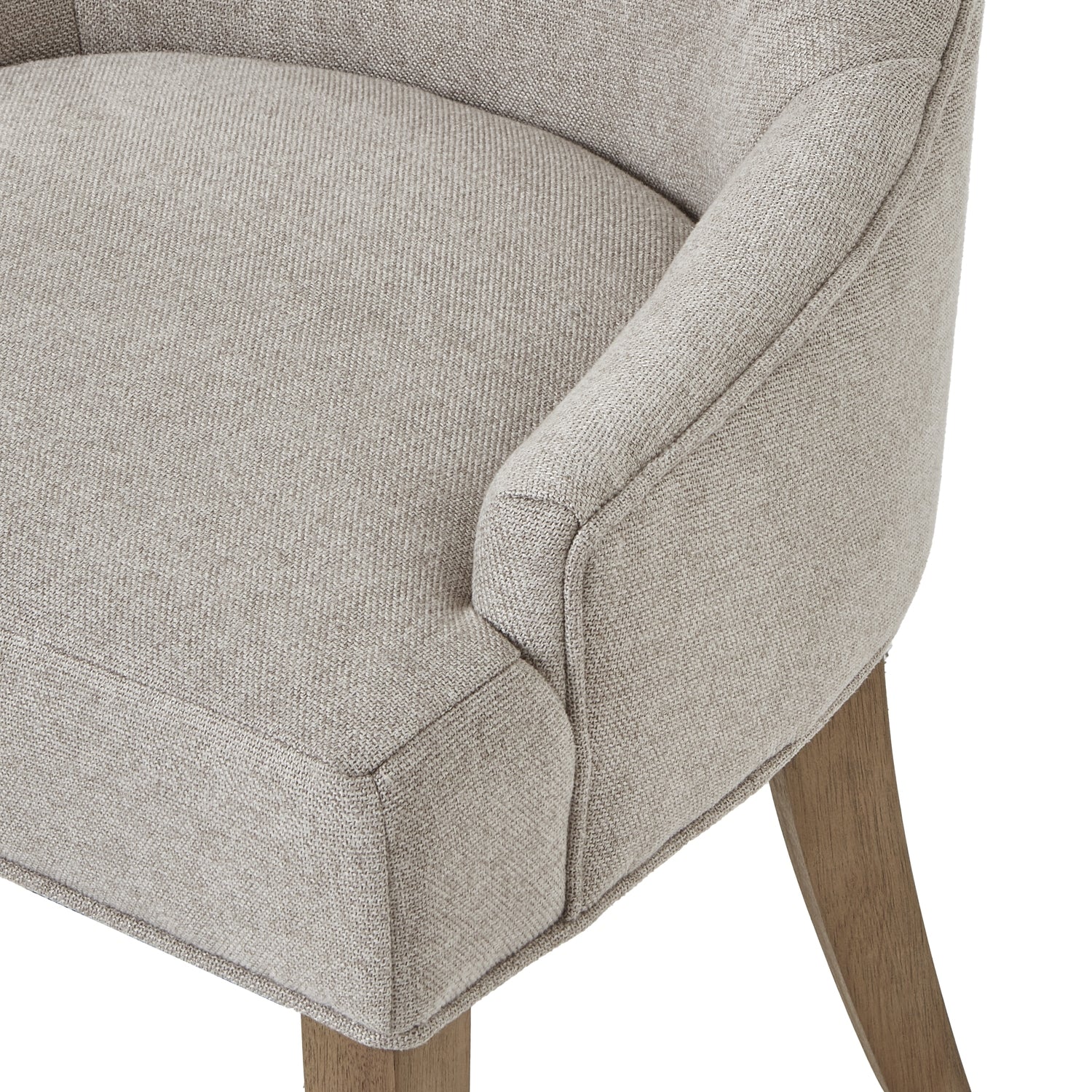 Brockham Oatmeal Twill Dining Chair - Skandi London