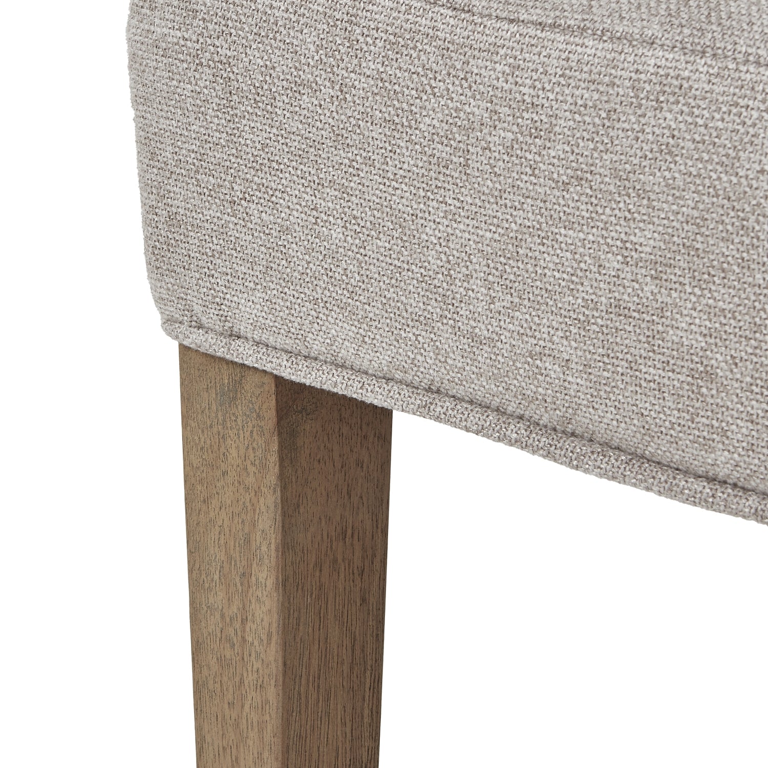 Brockham Oatmeal Twill Dining Chair - Skandi London
